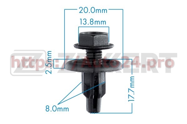 BE-2514 Zekkert для Nissan 01553-0034U