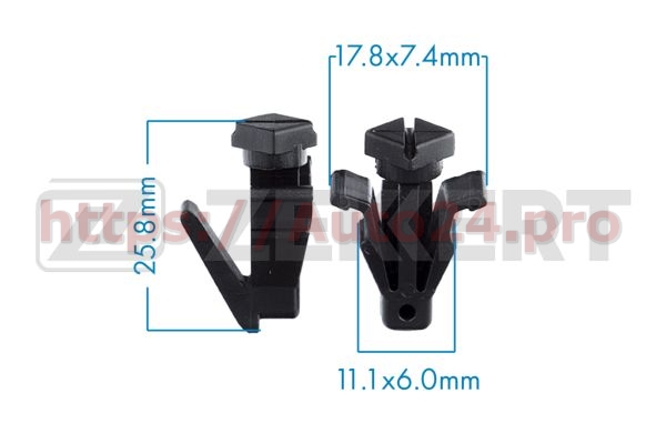 BE-2821 Zekkert для Nissan 76882-0M060