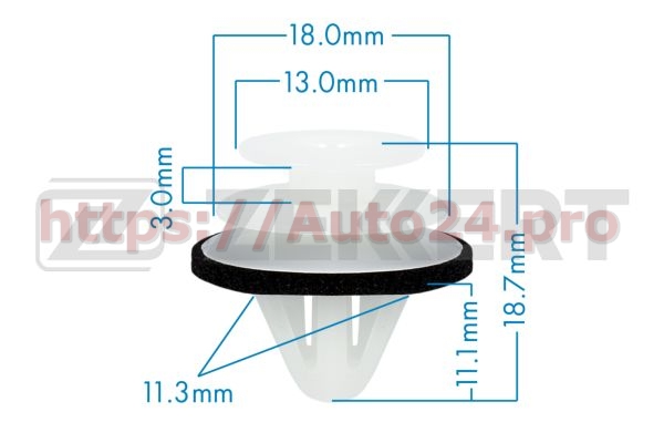 BE-3222 Zekkert для Toyota 67771-89104
