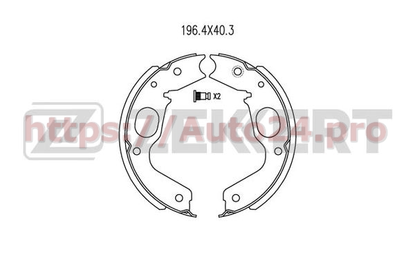 BK-4002 Zekkert для MITSUBISHI MB618914