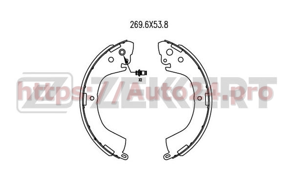 BK-4023 Zekkert для MITSUBISHI MR475829