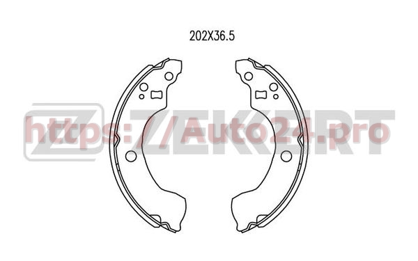BK-4030 Zekkert для NISSAN D40608M126