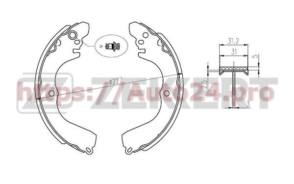 BK-4032 Zekkert для MITSUBISHI MN102642