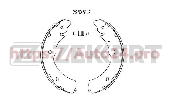 BK-4034 Zekkert для MITSUBISHI 4600A106