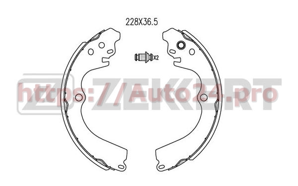 BK-4040 Zekkert для SUBARU 26257AA030