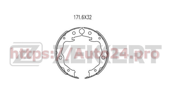 BK-4043 Zekkert для LEXUS 4654042010