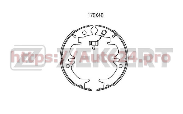 BK-4044 Zekkert для TOYOTA 4655033010