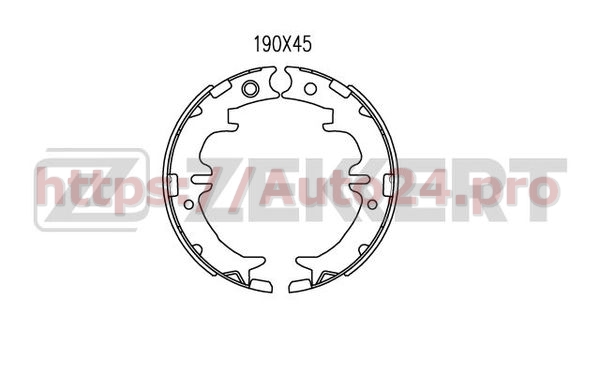BK-4046 Zekkert для TOYOTA 4654044010