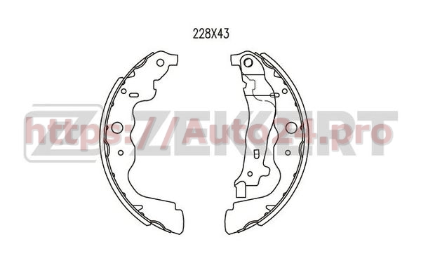 BK-4054 Zekkert для DACIA 6001549703