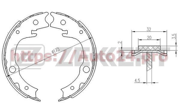 BK-4097 Zekkert для TOYOTA 4654032020