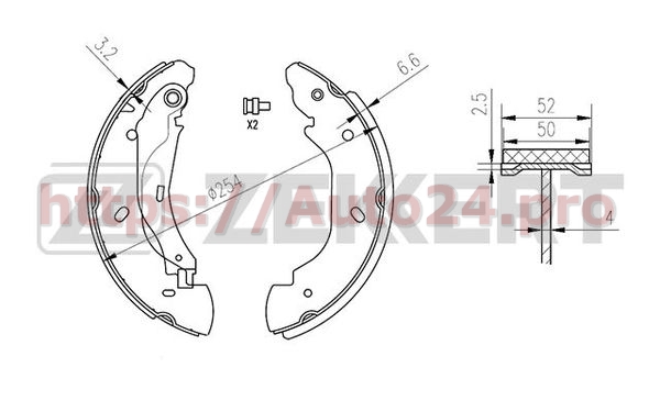 BK-4100 Zekkert для FORD 4095038