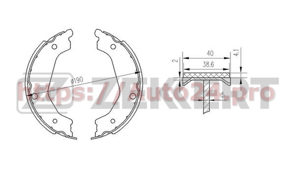 BK-4106 Zekkert для KIA 583503ED00
