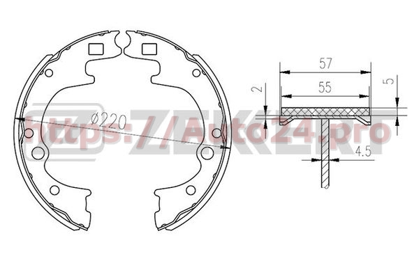 BK-4109 Zekkert для MAZDA S31A26310A