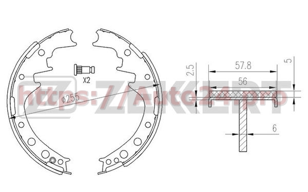 BK-4119 Zekkert для TOYOTA 04495-35031