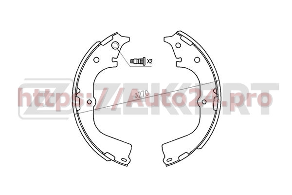 BK-4121 Zekkert для DAIHATSU 0449587608000