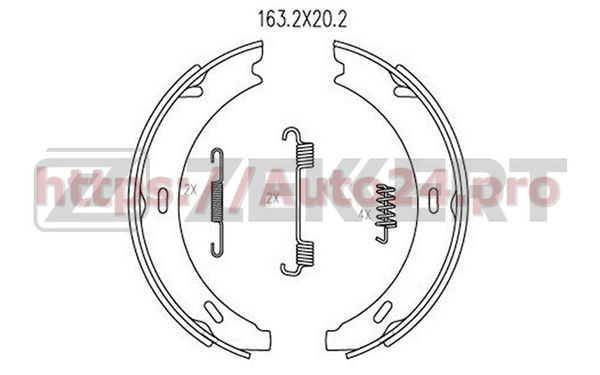 BK-4126 Zekkert для MERCEDES BENZ 2034200120