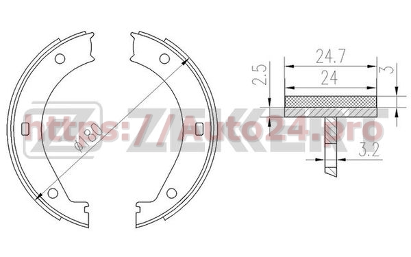 BK-4135 Zekkert для ALPINA 34416761294