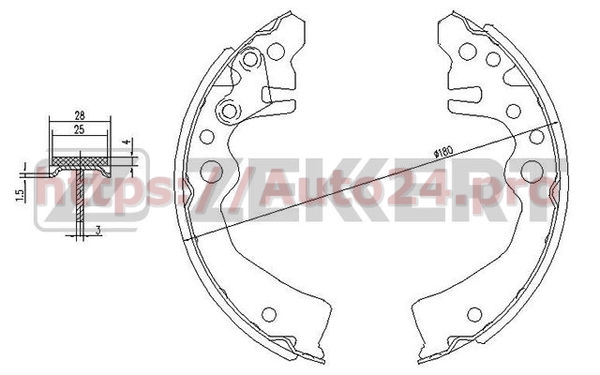 BK-4143 Zekkert для NISSAN AY360NS089