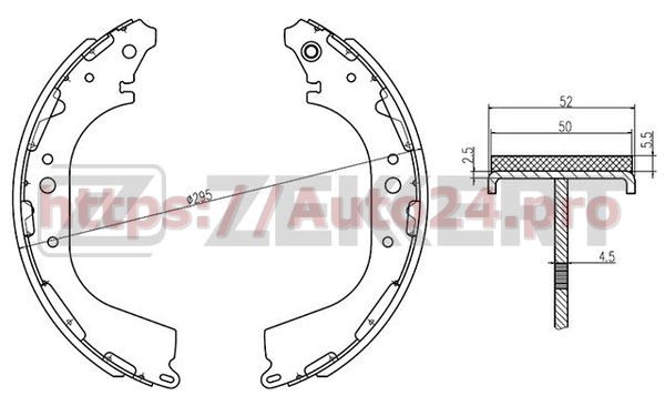 BK-4145 Zekkert для NISSAN DD06056G26