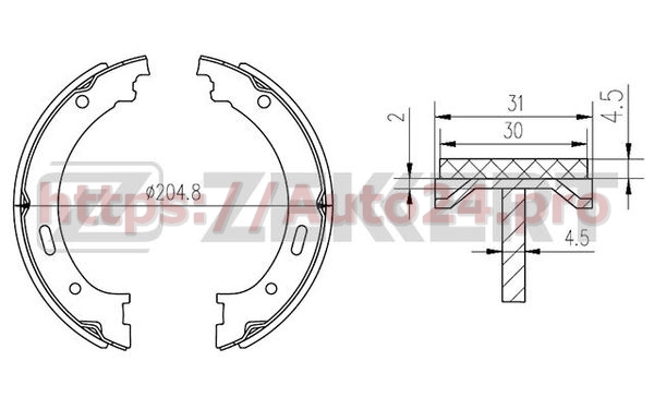 BK-4146 Zekkert для NISSAN 440607S020