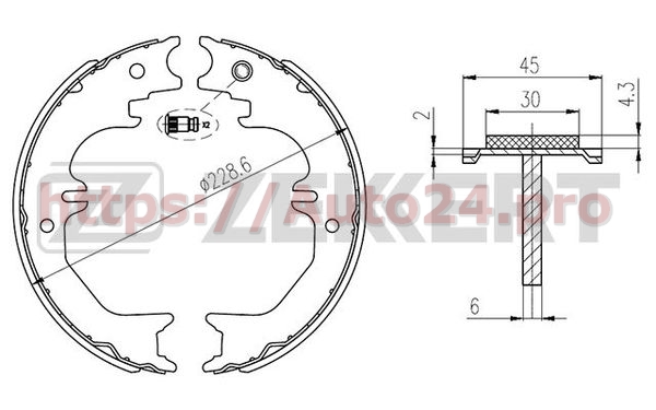 BK-4147 Zekkert для TOYOTA 4658060050