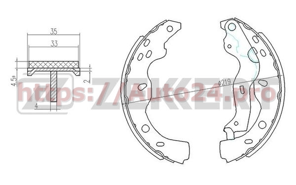 BK-4154 Zekkert для ALFA ROMEOFIATLANCIA 71742832