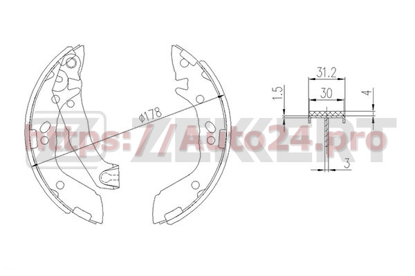 BK-4156 Zekkert для HYUNDAI 5830502A10