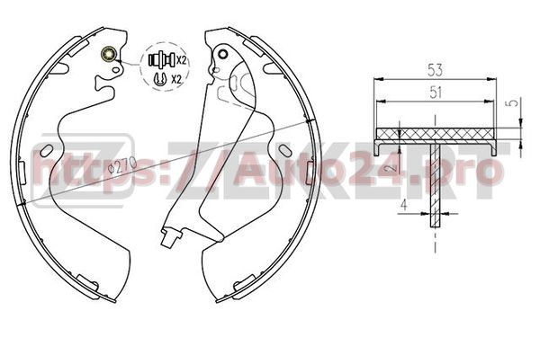 BK-4158 Zekkert для MITSUBISHI S2351601A