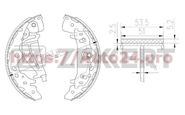 BK-4159 Zekkert для HYUNDAI 583054AA30