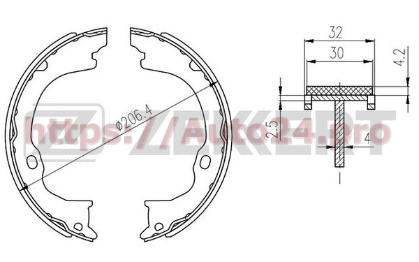 BK-4162 Zekkert для DODGE 68003589AA