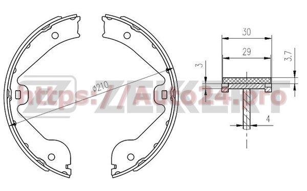 BK-4164 Zekkert для LAND ROVER SFS000050