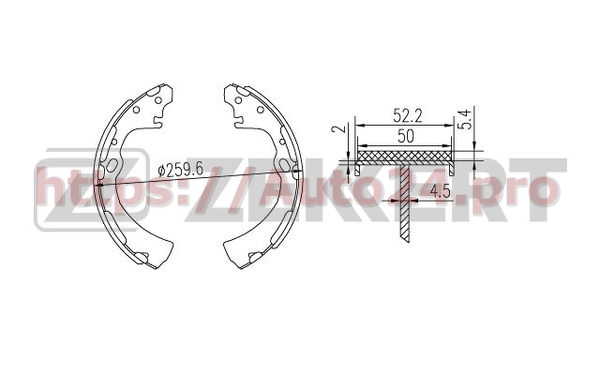 BK-4170 Zekkert для NISSAN 4406016525