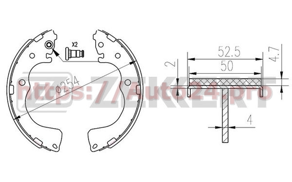 BK-4173 Zekkert для MAZDA LDY42638Z