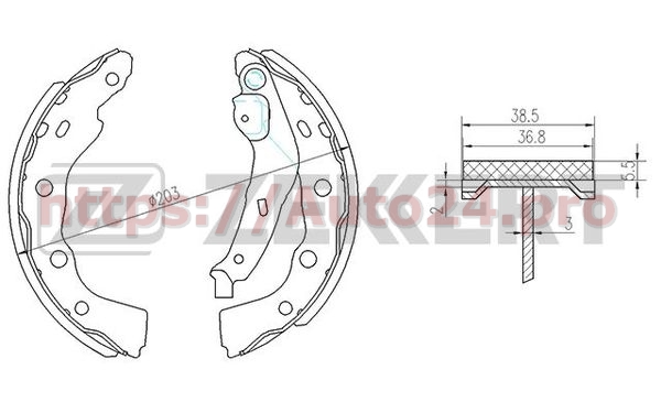 BK-4177 Zekkert для MITSUBISHI MR249797