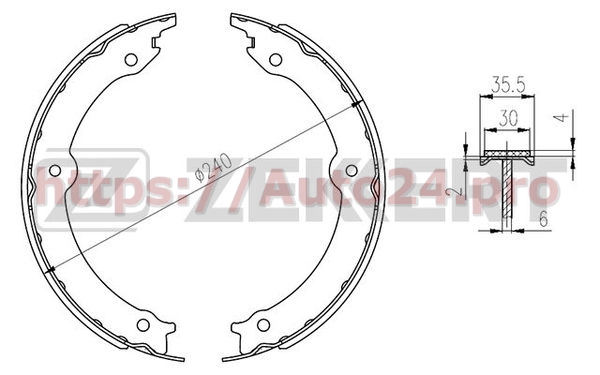 BK-4181 Zekkert для TOYOTA 4653060020