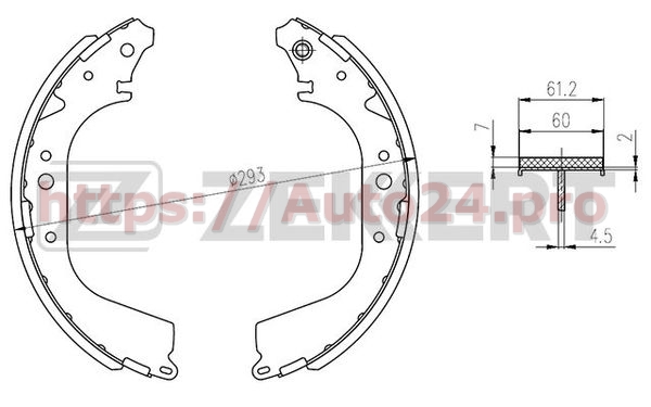 BK-4182 Zekkert для TOYOTA 0449560070