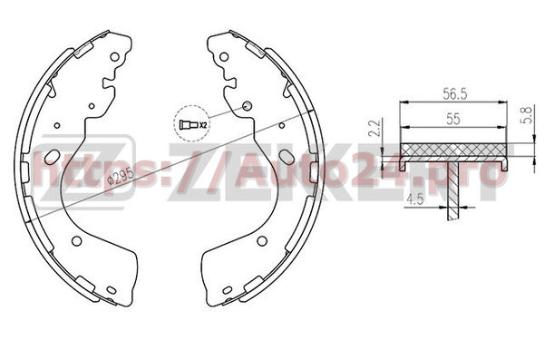 BK-4184 Zekkert для FORD USA AB312200BA
