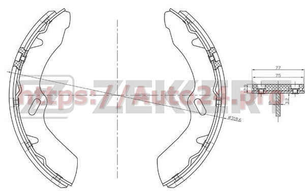BK-4186 Zekkert для HYUNDAI 5830545A30