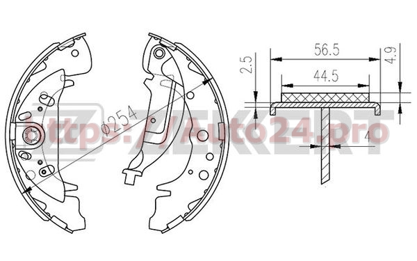 BK-4187 Zekkert для HYUNDAI 5830526A10