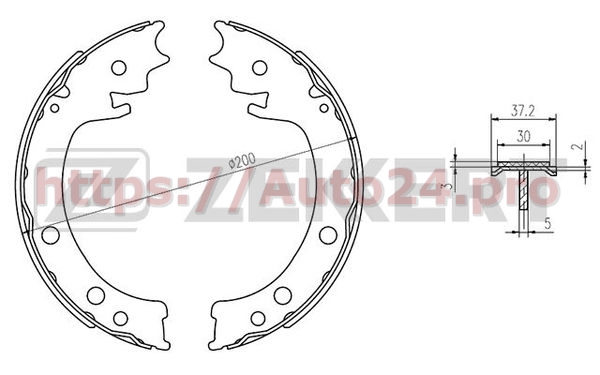 BK-4195 Zekkert для SUZUKI 5460077K00