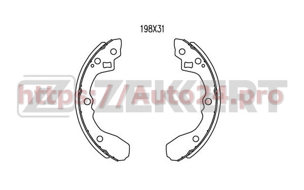 BK-4257 Zekkert для KIA 58315FDA01