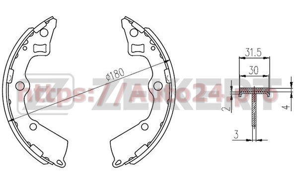 BK-4258 Zekkert для KIA 5835007A00