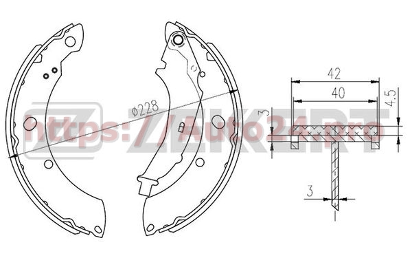 BK-4266 Zekkert для VAG 6RU698525A