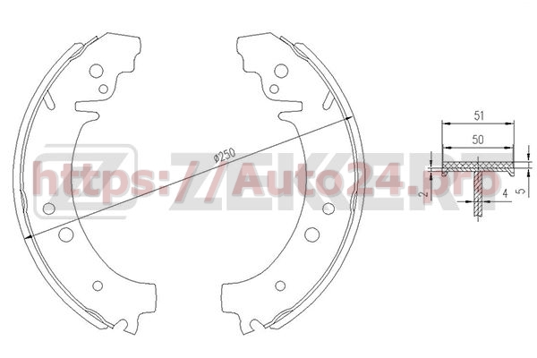 BK-4273 Zekkert для ALFA ROMEOFIATLANCIA 4407424