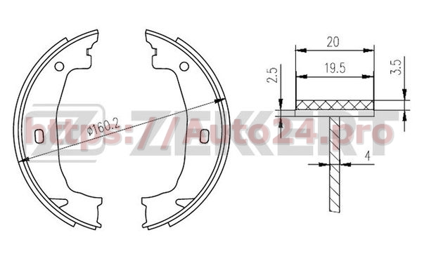 BK-4274 Zekkert для BMW 34416761291