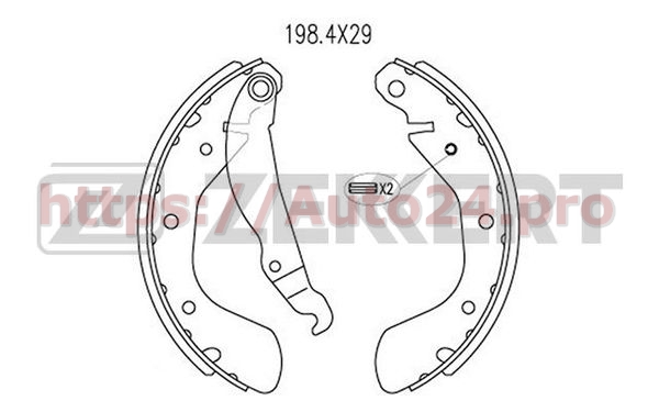 BK-4286 Zekkert для OPEL 1605952