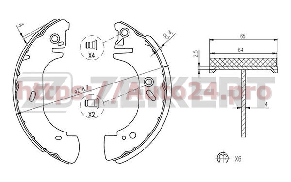 BK-4291 Zekkert для FORD 94VB2200BB