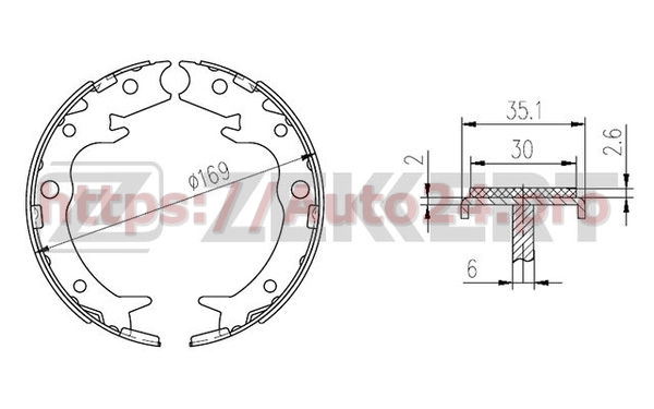 BK-4298 Zekkert для HONDA 43154SX0000