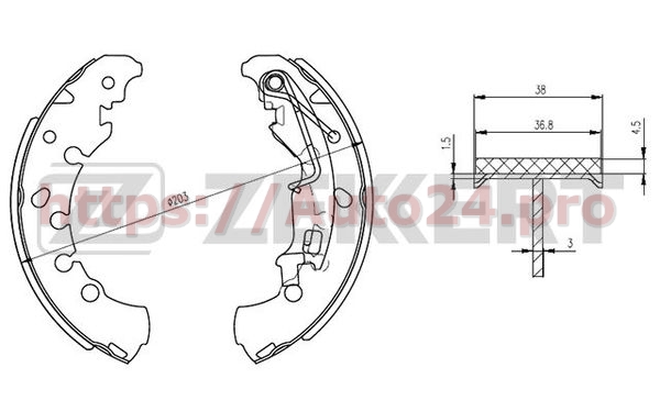 BK-4302 Zekkert для OPEL 1605107