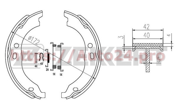 BK-4306 Zekkert для ALFA ROMEOFIATLANCIA 77364023